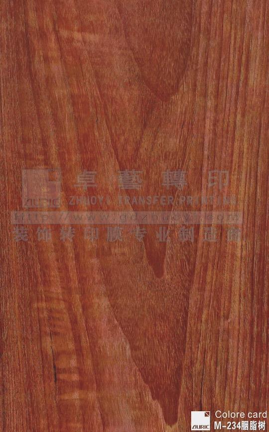 Wood Grain Transfer Film-m234 rouge tree