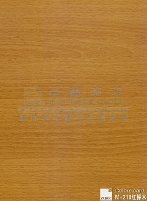 Wood Grain Transfer Film-m210 red Beech wood