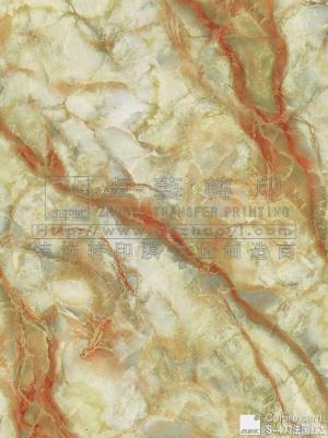 Marble Grain Transfer film-s477 French red Dragon