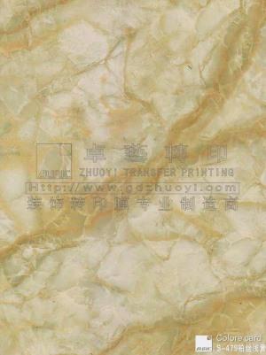 Marble-Textured transfer film-s479 cypress light Yellow